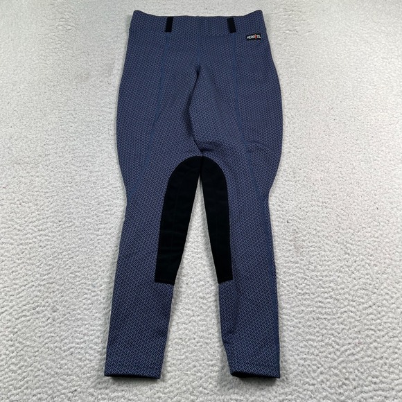 Kerrits Equestrian Breeches Womens Small Knee Patch Riding Herringbone Fleece - Picture 1 of 10